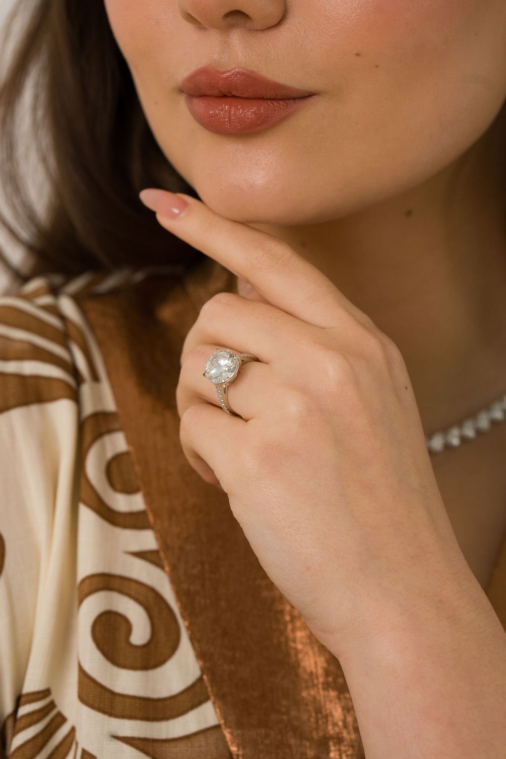 Stellar Gems lab-grown round diamond ring collection banner