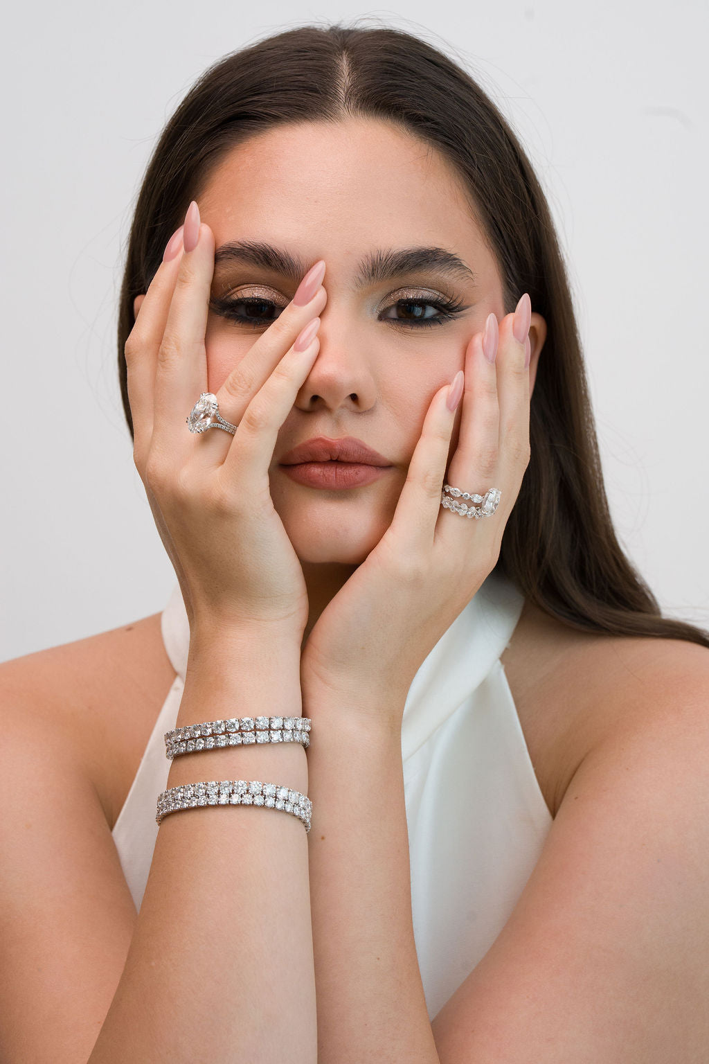 Stellar Gems lab-grown diamond tennis bracelet collection banner
