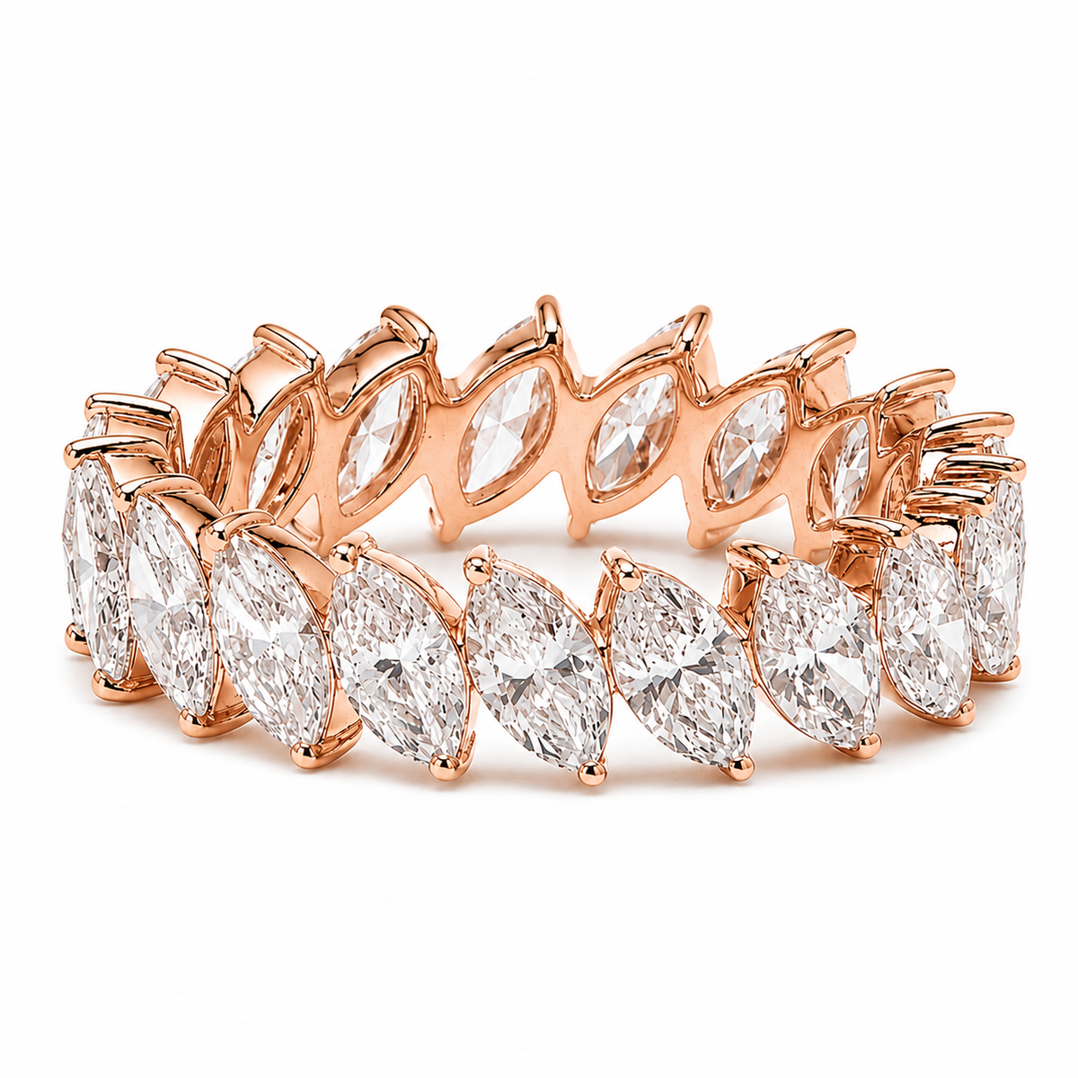 Marquise Eternity Band