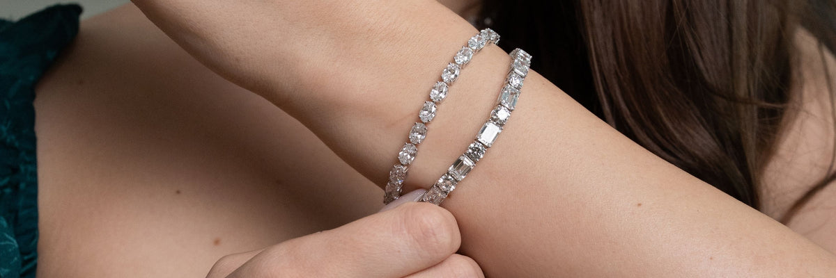 Stellar Gems lab-grown diamond bracelet collection banner