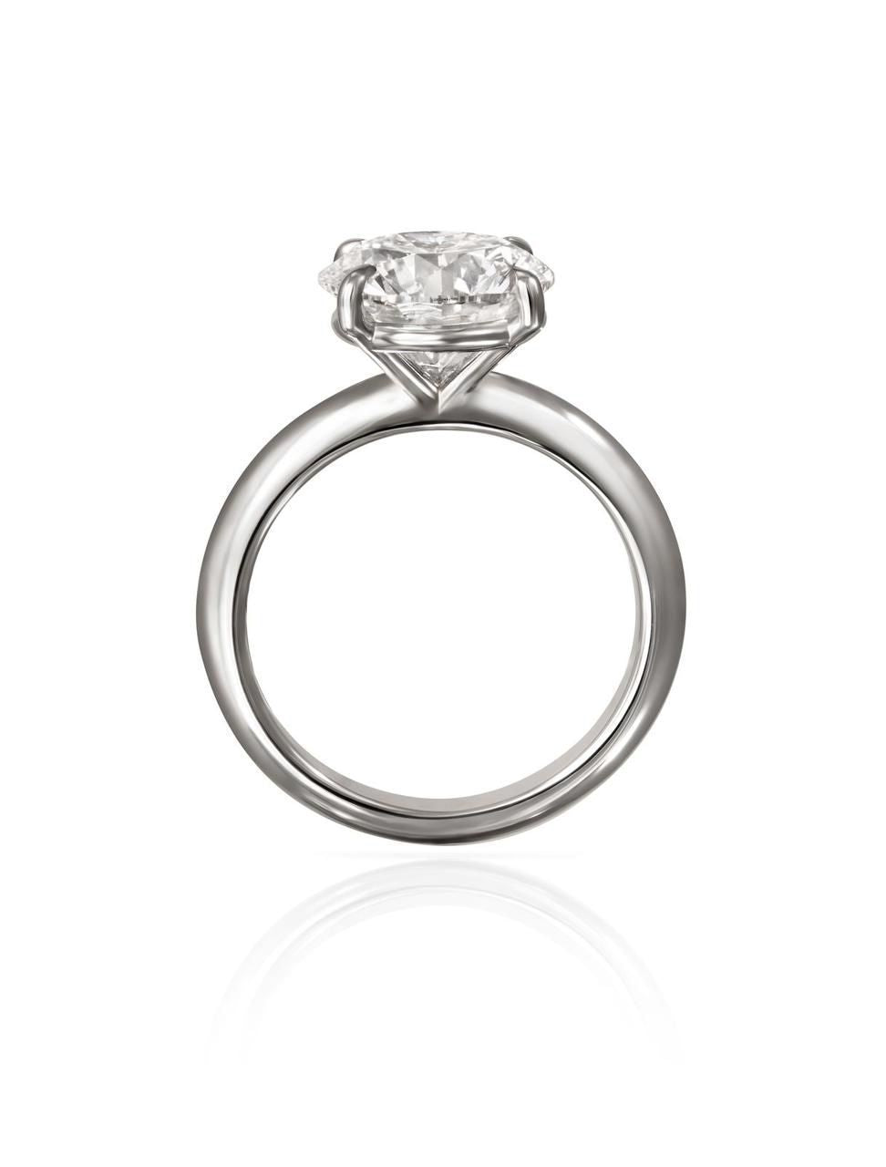 Round Brilliant Solitaire Ring