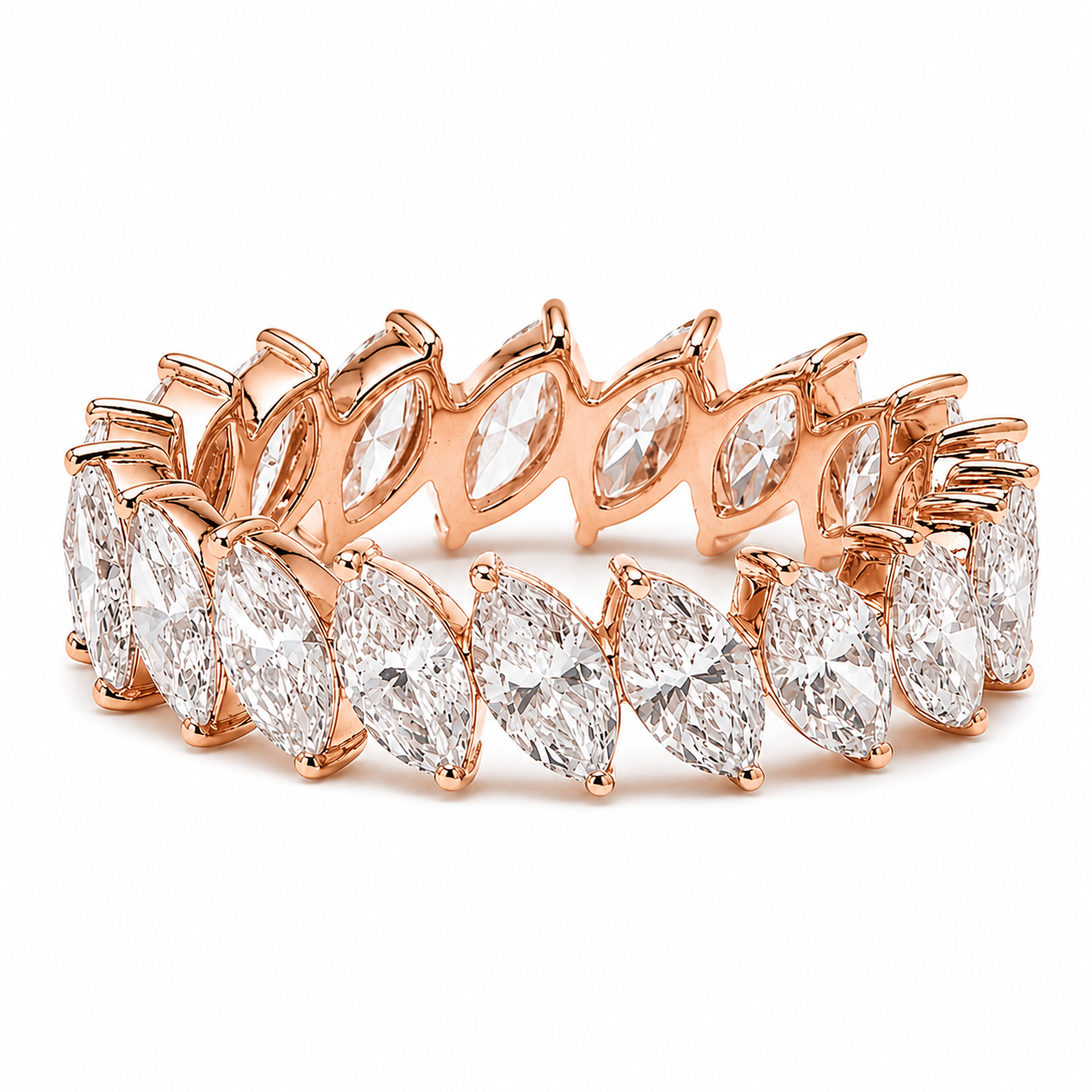 Marquise Eternity Band