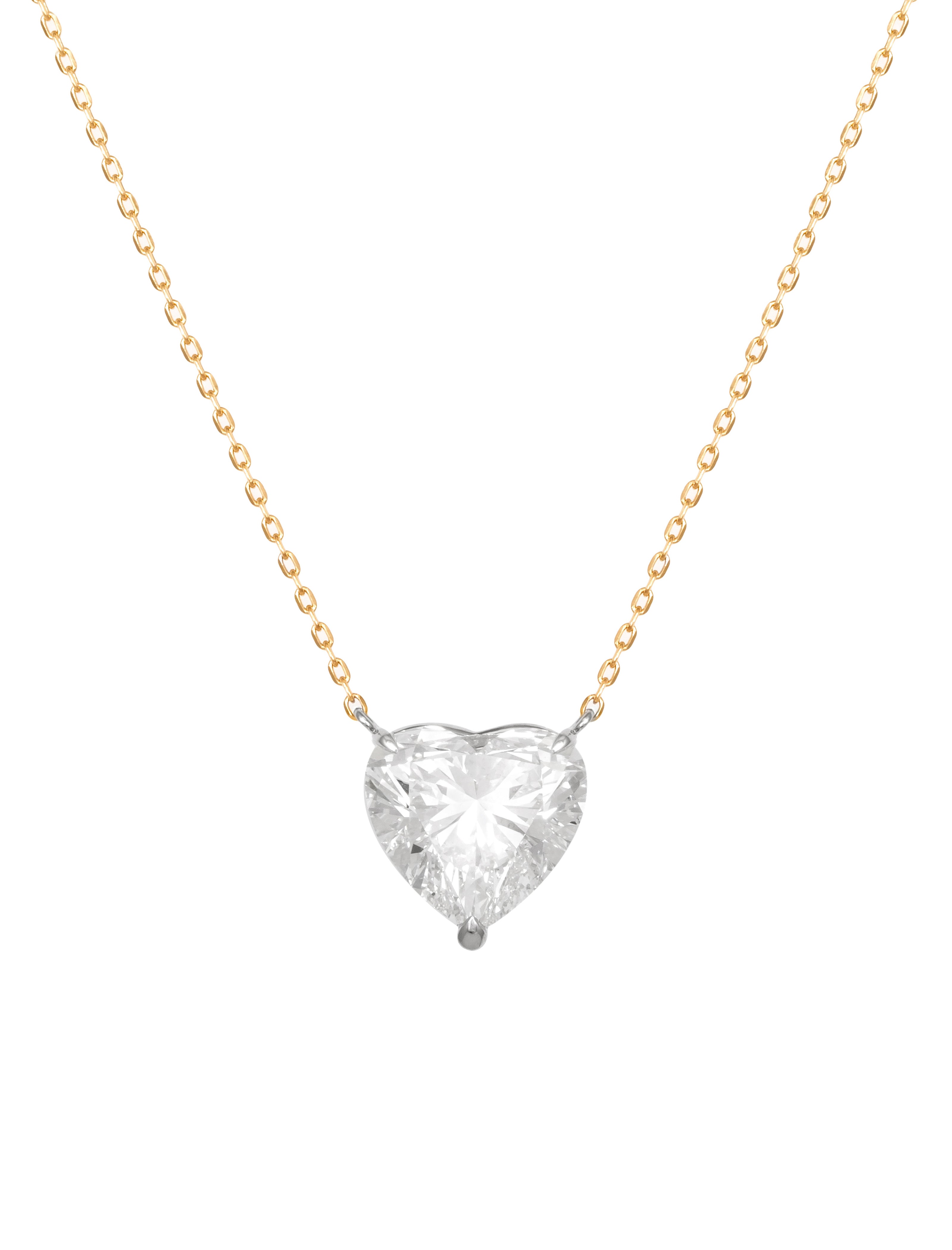 Heart Solitaire Necklace