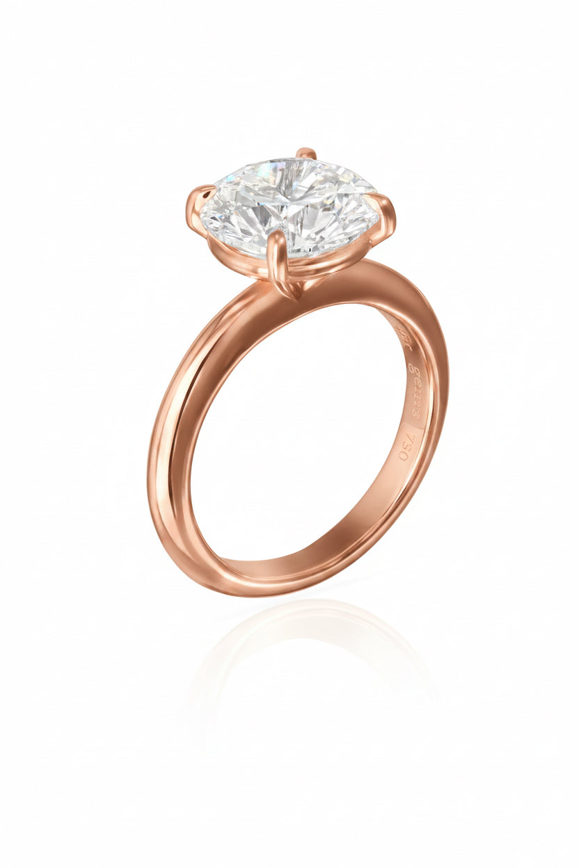 Round Brilliant Solitaire Ring